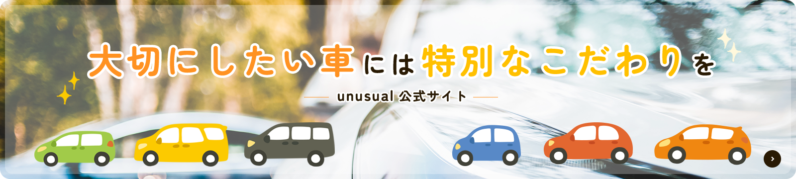 大切にしたい車には特別なこだわりを unusual 公式サイト
